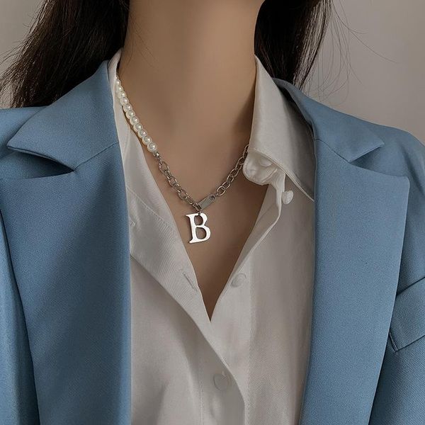 pendant necklaces allme punk fashion asymmetric letter necklace for women simulated pearls linked small circle chokers gifts, Silver
pendant necklaces allme punk fashion asymmetric letter necklace for women simulated pearls linked small circle chokers gifts, Silver