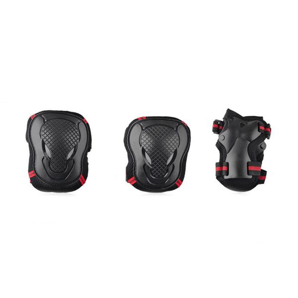 6pcs/set skating skateboard roller blading elbow knee wrist safety protective gear sport pad guard xr- & pads, Black;gray
6pcs/set skating skateboard roller blading elbow knee wrist safety protective gear sport pad guard xr- & pads, Black;gray