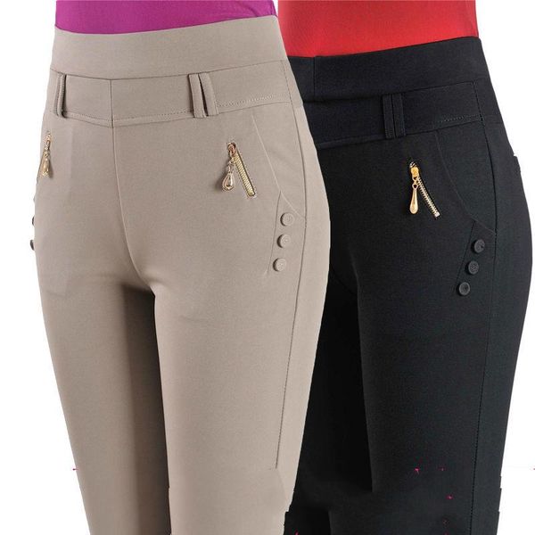 middle aged and old women summer plus size clothing casual pencil pants female high elastic waist straight trousers a234 women's & capr, Black;white
middle aged and old women summer plus size clothing casual pencil pants female high elastic waist straight trousers a234 women's & capr, Black;white