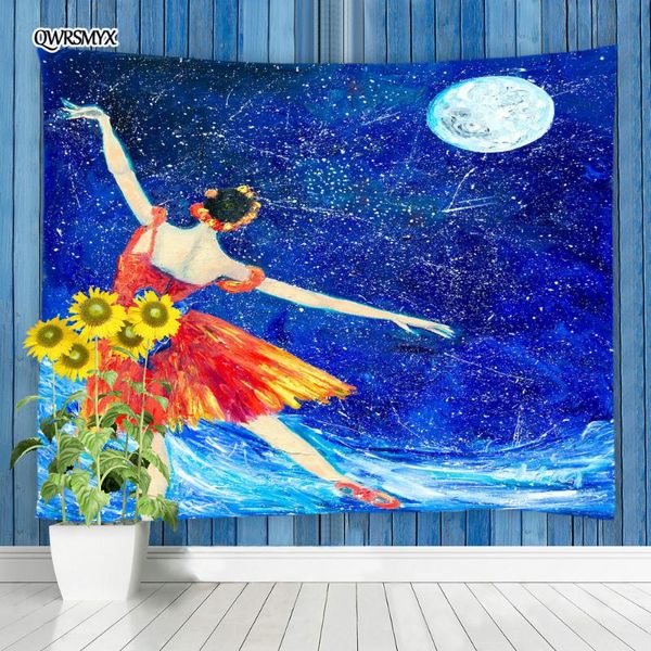 tapestries beauty dancing in the moonlight tapestry wall hanging oil painting scenery bedroom dorm decor home art adornment
tapestries beauty dancing in the moonlight tapestry wall hanging oil painting scenery bedroom dorm decor home art adornment