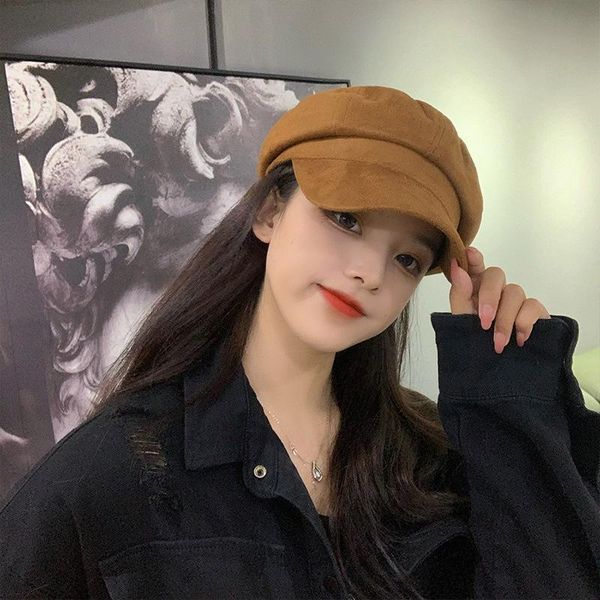 berets k256 women's hat beret octagonal female autumn and winter fashion of the wild retro sboy kepi, Blue;gray
berets k256 women's hat beret octagonal female autumn and winter fashion of the wild retro sboy kepi, Blue;gray