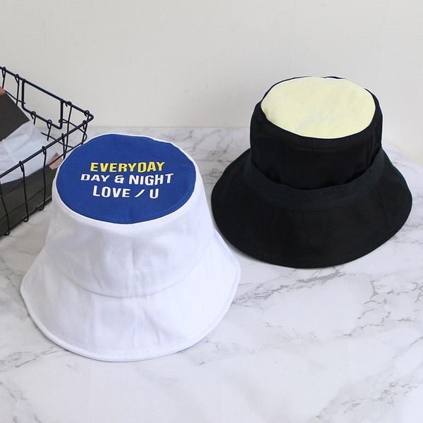 wide brim hats bucket hat summer cotton women men panama fisherman letter print foldable sun cap, Blue;gray
wide brim hats bucket hat summer cotton women men panama fisherman letter print foldable sun cap, Blue;gray