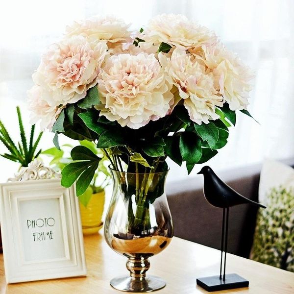 decorative flowers & wreaths artificial flowers, length 53cm, 5 heads, chaise peony bouquet, home decoration, wedding, shopping malls, els,
decorative flowers & wreaths artificial flowers, length 53cm, 5 heads, chaise peony bouquet, home decoration, wedding, shopping malls, els,