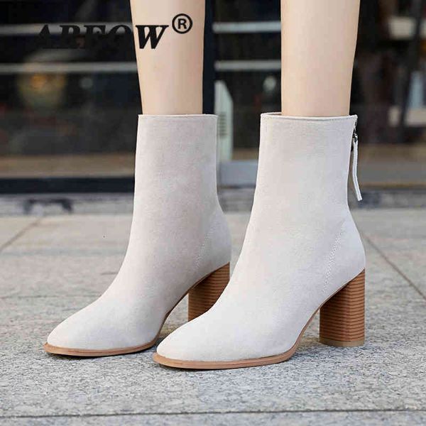 women shoes warm snow ladies flock suede middle booties solid high heel boot casual ankle boots botas mujer 31dx, Black
women shoes warm snow ladies flock suede middle booties solid high heel boot casual ankle boots botas mujer 31dx, Black