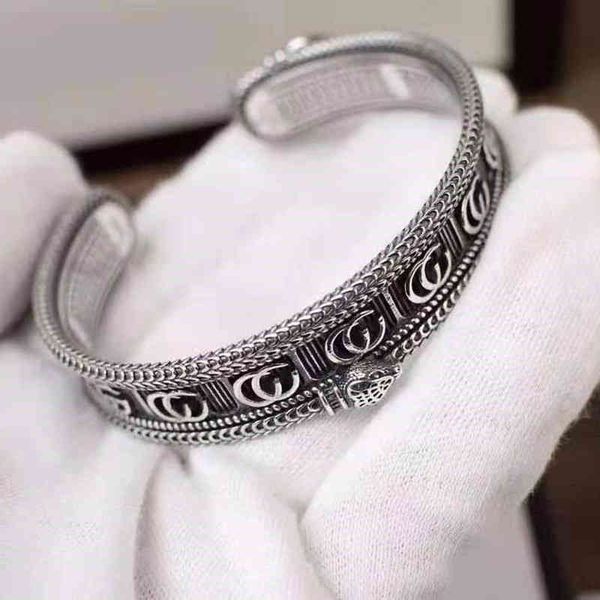bangle charm bracelets gujia double g stripe three-dimensional king snake open gear trim light luxury fashion men's, Golden;silver
bangle charm bracelets gujia double g stripe three-dimensional king snake open gear trim light luxury fashion men's, Golden;silver