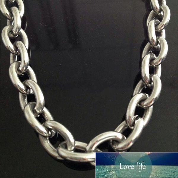 huge heavy 316l stainless steel big o link chain men's boy's necklace 14mm not fades jewelry cool factory price expert design qual, Silver
huge heavy 316l stainless steel big o link chain men's boy's necklace 14mm not fades jewelry cool factory price expert design qual, Silver