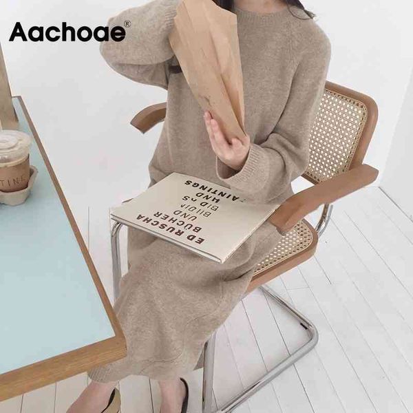 women autumn loose long dresses 2021 solid o neck knitted sweater dress female long sleeve casual dress robe femme, Black;gray
women autumn loose long dresses 2021 solid o neck knitted sweater dress female long sleeve casual dress robe femme, Black;gray