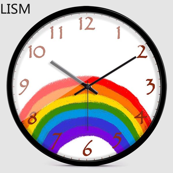 wall clocks clock modern design art creative cartoon rainbow round quartz silent reloj pared decorativo
wall clocks clock modern design art creative cartoon rainbow round quartz silent reloj pared decorativo