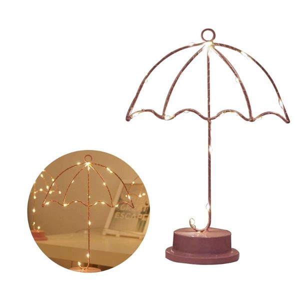 night lights wrought iron bedside lamp in umbrella shape light home romantic decor battery powered nordic style
night lights wrought iron bedside lamp in umbrella shape light home romantic decor battery powered nordic style