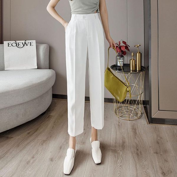 women's pants & capris trousers nine high waist elastic spring summer 2021 thin feet women clothing 258f, Black;white
women's pants & capris trousers nine high waist elastic spring summer 2021 thin feet women clothing 258f, Black;white