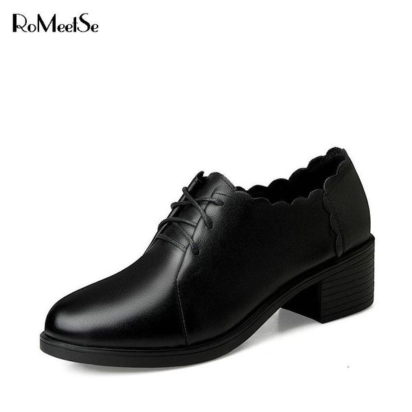 dress shoes spring autumn oxford women lace up leather medium heels pumps black bare boots wave ladies zapatos mujer 8163g
dress shoes spring autumn oxford women lace up leather medium heels pumps black bare boots wave ladies zapatos mujer 8163g