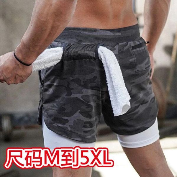 men's shorts 2021 summer running men 2 in 1 sports jogging fitness training quick dry mens gym sport short pants, White;black
men's shorts 2021 summer running men 2 in 1 sports jogging fitness training quick dry mens gym sport short pants, White;black