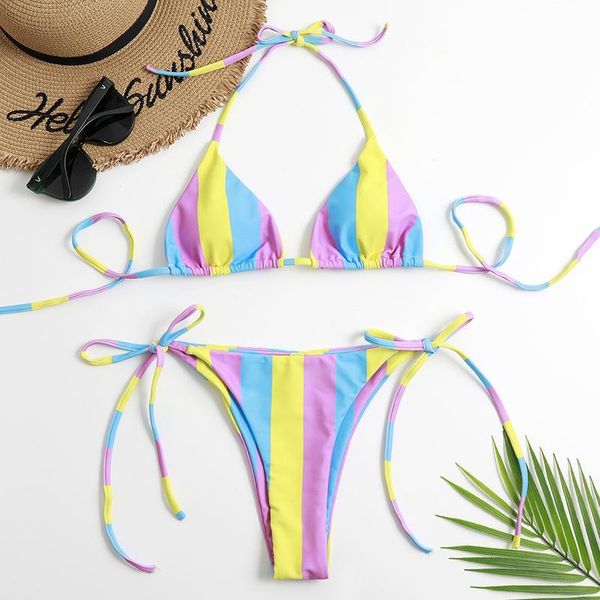 women's swimwear storyever beach patchwork print bathing suit summer deepv women bandage halter leaky back hollow out bikini set, White;black
women's swimwear storyever beach patchwork print bathing suit summer deepv women bandage halter leaky back hollow out bikini set, White;black