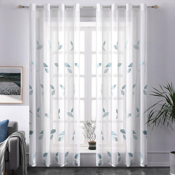 pieces white sheer curtains 132x213cm leaves pattern embroidery tulle for living room window balcony decor curtain & drapes
pieces white sheer curtains 132x213cm leaves pattern embroidery tulle for living room window balcony decor curtain & drapes