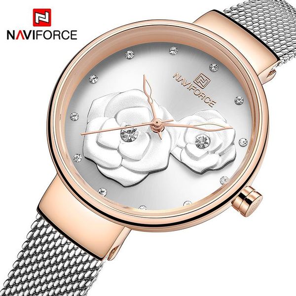 wristwatches naviforce women watches 2021 fashion diamond ladies stainless steel silver mesh strap female quart, Slivery;brown
wristwatches naviforce women watches 2021 fashion diamond ladies stainless steel silver mesh strap female quart, Slivery;brown
