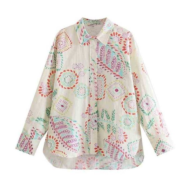 fashion spring floral blouse women turn down collar long sleeve loose casual street style vintage shirts 210525, White
fashion spring floral blouse women turn down collar long sleeve loose casual street style vintage shirts 210525, White