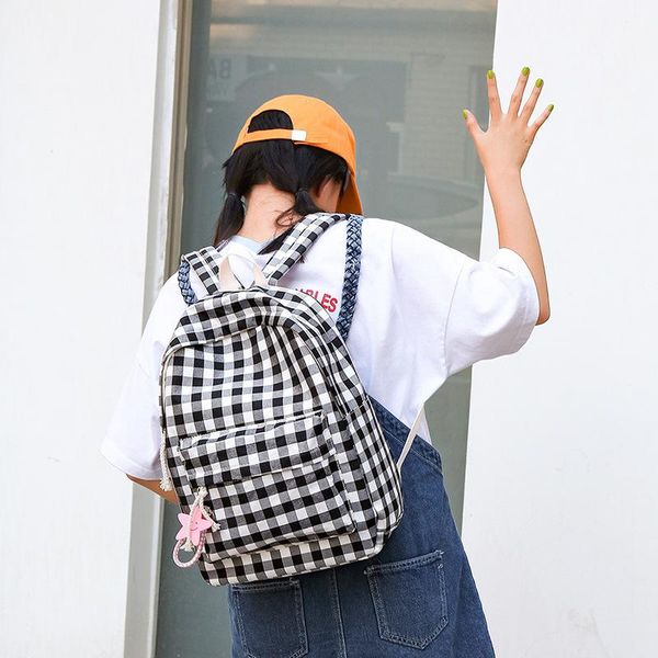 backpack mori school bag middle student harajuku plaid small fresh girl shoulder female
backpack mori school bag middle student harajuku plaid small fresh girl shoulder female