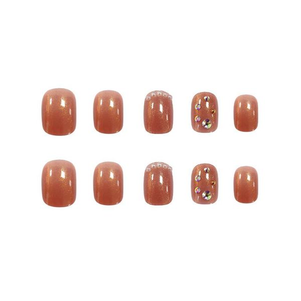 false nails 24pcs milks tea color diamond wear long paragraph fashion manicure patch save time wearable jelly nail ne, Red;gold
false nails 24pcs milks tea color diamond wear long paragraph fashion manicure patch save time wearable jelly nail ne, Red;gold