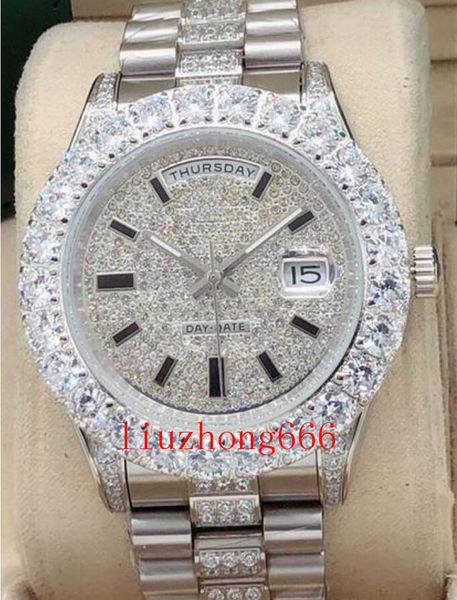 men watches 43mm large diamond star roman literal wrist watch date/week design fashion quality stainless steel mechanical wristwatches, Slivery;brown
men watches 43mm large diamond star roman literal wrist watch date/week design fashion quality stainless steel mechanical wristwatches, Slivery;brown