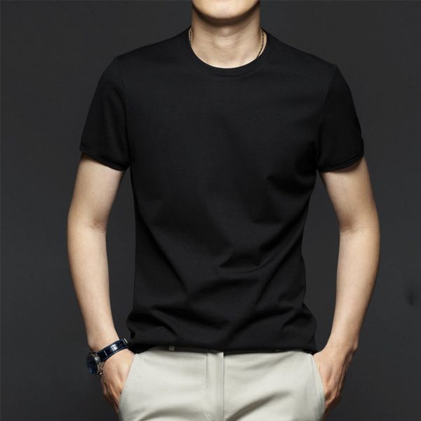 men's shirt cotton t-shirt summer men's solid color v-neck short sleeve boys' korean round neck top, White;black
men's shirt cotton t-shirt summer men's solid color v-neck short sleeve boys' korean round neck top, White;black