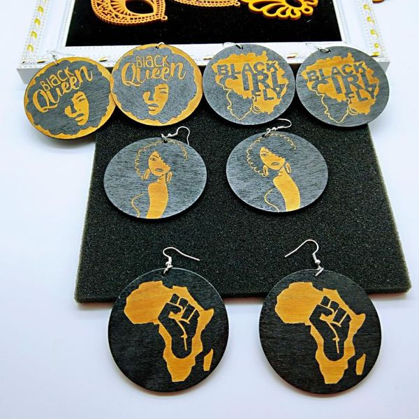 dangle & chandelier alueatom black facial makeup paintings african ethos double sides printing round drop earrings for women gifts, Silver
dangle & chandelier alueatom black facial makeup paintings african ethos double sides printing round drop earrings for women gifts, Silver