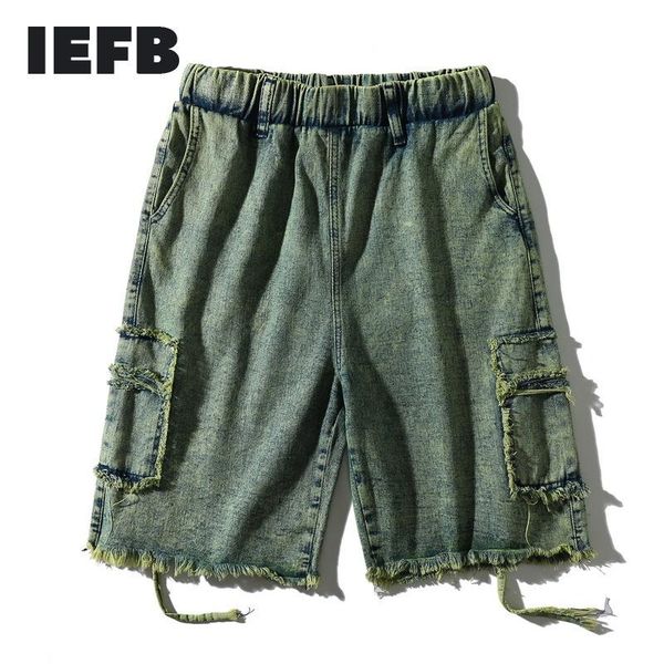 men's shorts iefb vintage work clothes jeans high street fashion multi pocket capris summer trend flannel pants 9y8054, White;black
men's shorts iefb vintage work clothes jeans high street fashion multi pocket capris summer trend flannel pants 9y8054, White;black