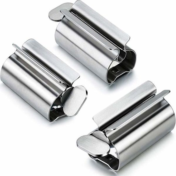 stainless steel automatic toothpaste dispenser toothbrush holder squeezer rolling tube bathroom accessories bath accessory set
stainless steel automatic toothpaste dispenser toothbrush holder squeezer rolling tube bathroom accessories bath accessory set
