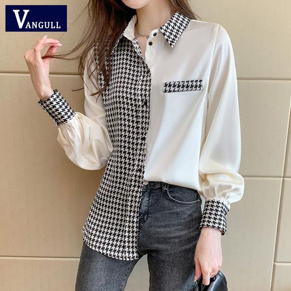 women's blouses & shirts vangull satin chiffon blouse women office lady spliced patchwork korean fashion shirt female clothing long sl, White
women's blouses & shirts vangull satin chiffon blouse women office lady spliced patchwork korean fashion shirt female clothing long sl, White