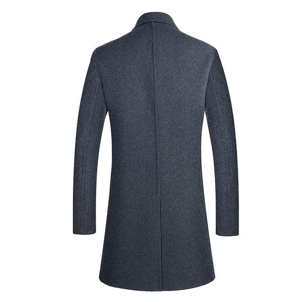 men's wool & blends smart casual long sleeve single breasted mens woolen autumn winter korean lapel slim fit male medim length coats pl, Black
men's wool & blends smart casual long sleeve single breasted mens woolen autumn winter korean lapel slim fit male medim length coats pl, Black