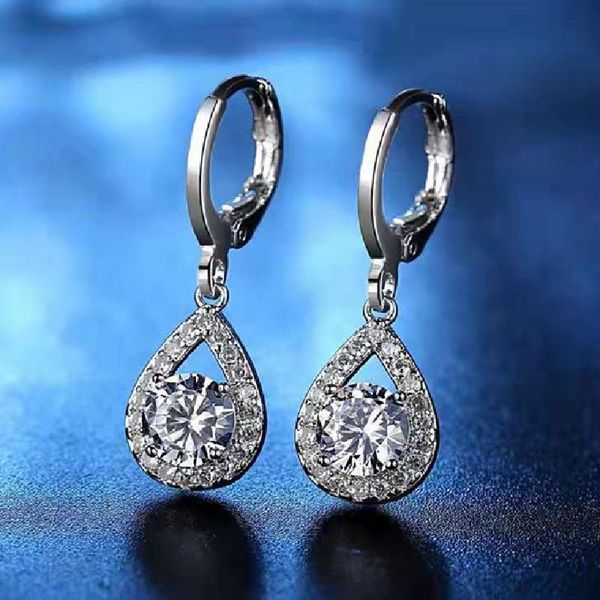 hoop & huggie classic angel teardrop earrings shiny crystal zircon drop-shaped ladies jewelry gifts, Golden;silver
hoop & huggie classic angel teardrop earrings shiny crystal zircon drop-shaped ladies jewelry gifts, Golden;silver