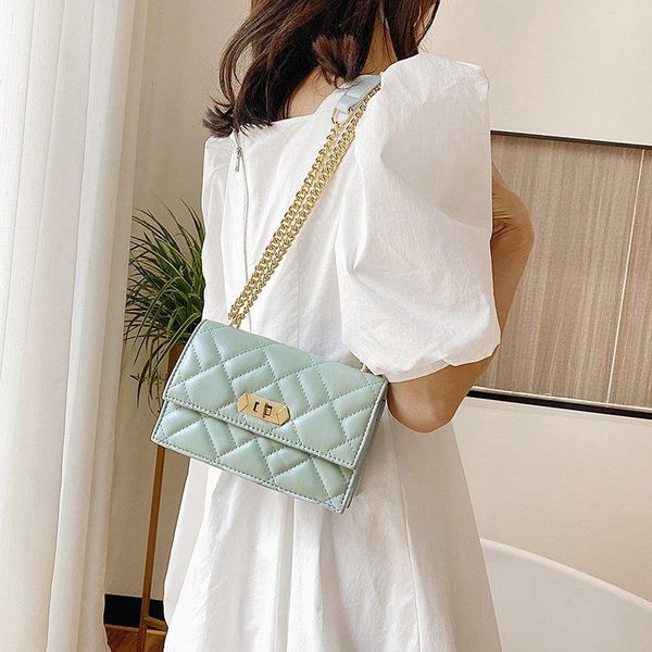 fashion small solid color pu leather flap bags female lattice crossbody for women 2021 summer shoulder chain handbags evening
fashion small solid color pu leather flap bags female lattice crossbody for women 2021 summer shoulder chain handbags evening