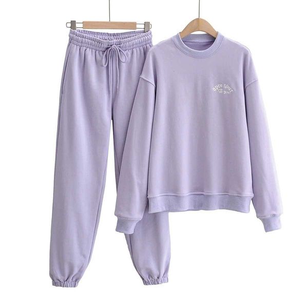 women's two piece pants letter embroid solid woman's sweatshirt defines clothes girls cotton quality winter training casual dxgr, White
women's two piece pants letter embroid solid woman's sweatshirt defines clothes girls cotton quality winter training casual dxgr, White