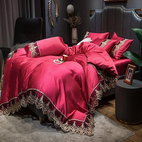 bedding sets 7 colors full bed ice silk 4pcs set duvet cover pillowcase flat sheet or fitted bedspreads home bedclothes
bedding sets 7 colors full bed ice silk 4pcs set duvet cover pillowcase flat sheet or fitted bedspreads home bedclothes