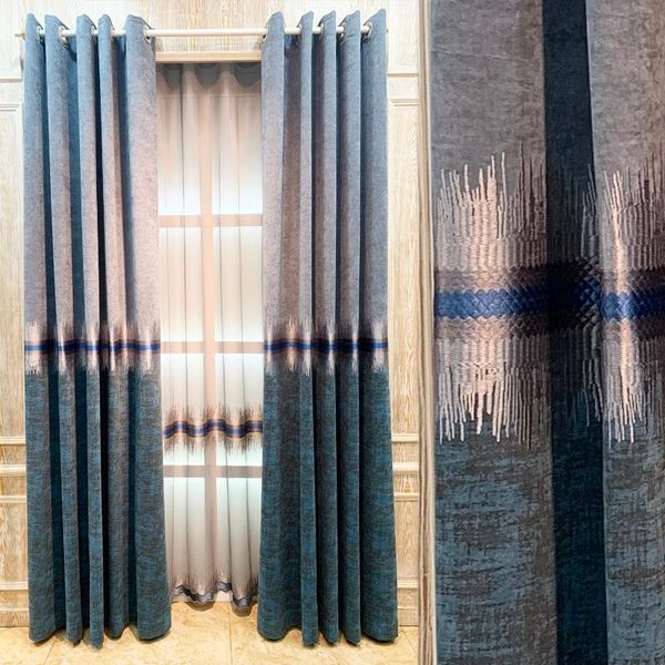 curtain & drapes chinese style high-end light luxury modern embroidered chenille color matching curtains for living dining room bedroom
curtain & drapes chinese style high-end light luxury modern embroidered chenille color matching curtains for living dining room bedroom