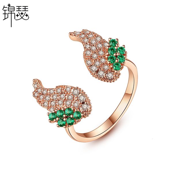 925 sterling silverboutique zirconium diamond ring yilin korean creative opening adjustable gift wing shaped female, Golden;silver
925 sterling silverboutique zirconium diamond ring yilin korean creative opening adjustable gift wing shaped female, Golden;silver