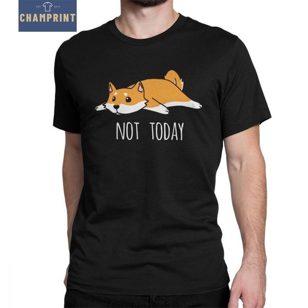 men's t-shirts funny not today shiba inu dog man t shirts fashion 100% cotton short sleeve tees round neck t-shirt print clothes, White;black
men's t-shirts funny not today shiba inu dog man t shirts fashion 100% cotton short sleeve tees round neck t-shirt print clothes, White;black