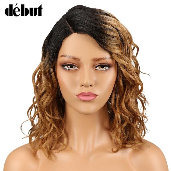 lace wigs debut human hair for black women part bob wig wet and wavy wave remy ombre curly, Black;brown
lace wigs debut human hair for black women part bob wig wet and wavy wave remy ombre curly, Black;brown