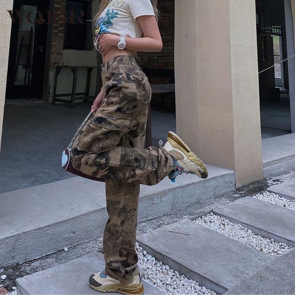 women's pants & capris wqjgr 2021 s camouflage women cotton fashion long jeans trousers denim feminine, Black;white
women's pants & capris wqjgr 2021 s camouflage women cotton fashion long jeans trousers denim feminine, Black;white