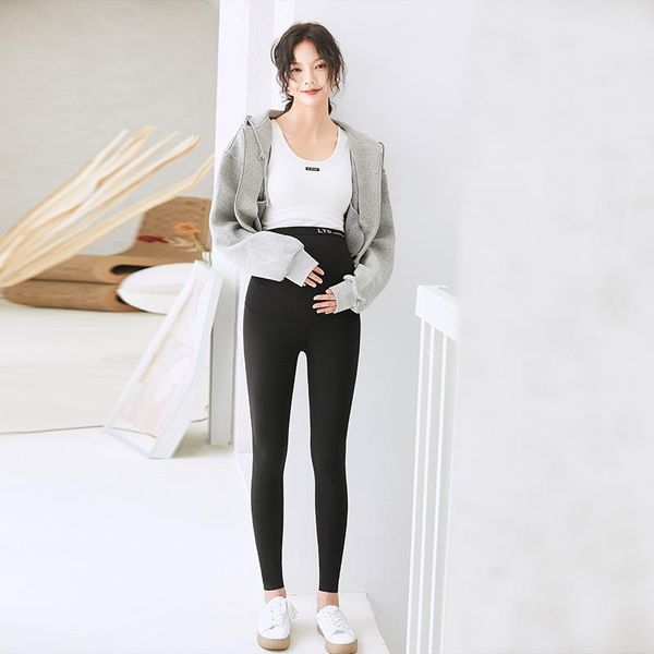 maternity bottoms high abdomen tights for pregnant women elasticity leggings pregnancy pants with short plush autumn 2021, White
maternity bottoms high abdomen tights for pregnant women elasticity leggings pregnancy pants with short plush autumn 2021, White