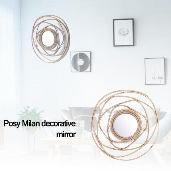 mirrors nordic rattan mirror hand-made round wicker wall mounted for home hanging pography ornaments decoration
mirrors nordic rattan mirror hand-made round wicker wall mounted for home hanging pography ornaments decoration