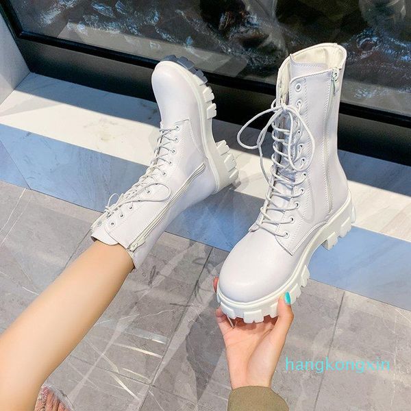 boots women's pu leather white ankle autumn winter motorcycle fashion female chunky heel platform, Black
boots women's pu leather white ankle autumn winter motorcycle fashion female chunky heel platform, Black
