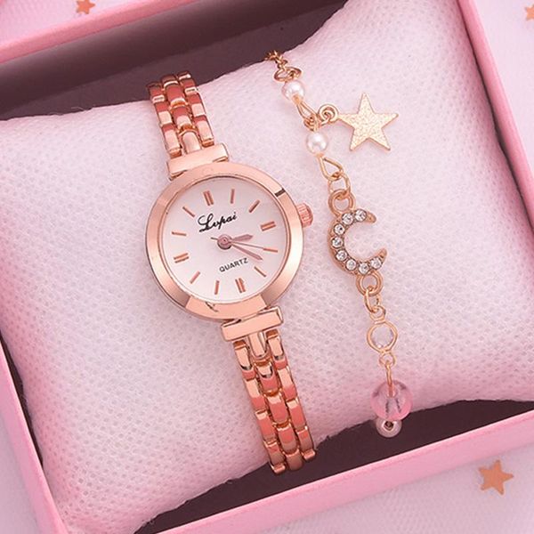 lvpai brand 2pcs set women bracelet watches dress ladies wrist watch luxury rose gold quartz zegarek damski wristwatches, Slivery;brown
lvpai brand 2pcs set women bracelet watches dress ladies wrist watch luxury rose gold quartz zegarek damski wristwatches, Slivery;brown