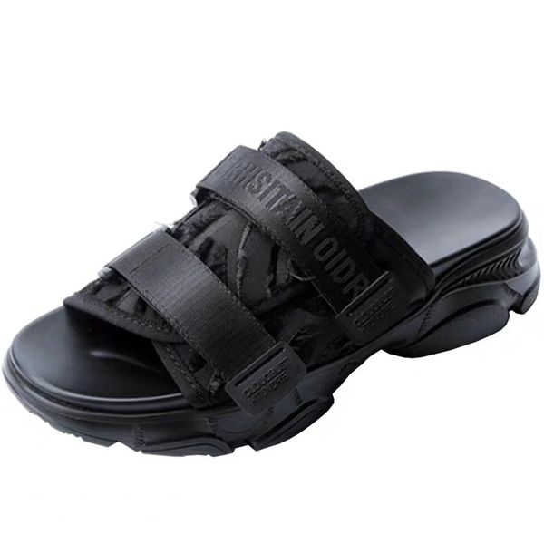 slippers 2020 new net red, the same thick bottom fashion cool drag, high , open toe, casual, one word drag zly {category}, Black
slippers 2020 new net red, the same thick bottom fashion cool drag, high , open toe, casual, one word drag zly {category}, Black