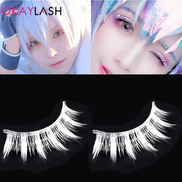 1pair fashionable cosplay white eyelashes beauty makeup party halloween natural long cross false strip eye lashes1
1pair fashionable cosplay white eyelashes beauty makeup party halloween natural long cross false strip eye lashes1