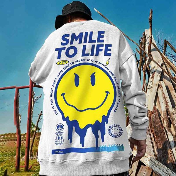 hip hop grimace large round neck national sweater men's spring and autumn brand loose no hat fashion, Black
hip hop grimace large round neck national sweater men's spring and autumn brand loose no hat fashion, Black