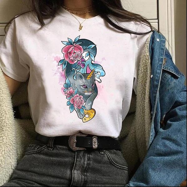 printing print graphic cat watercolor women t shirts floral cartoon trend fashion clothes lady tees female shirt womens, White
printing print graphic cat watercolor women t shirts floral cartoon trend fashion clothes lady tees female shirt womens, White