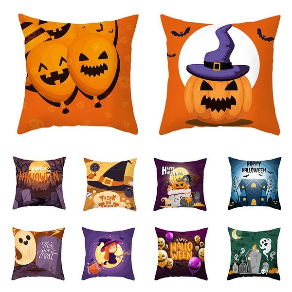 pillow case cartoon pillowcase printed creative halloween style peach skin cushion cover
pillow case cartoon pillowcase printed creative halloween style peach skin cushion cover