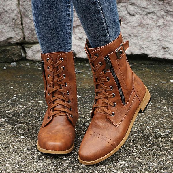 boots 2021 plus size retro women western punk lace up buckle motorcycle zipper mid calf ladies short, Black
boots 2021 plus size retro women western punk lace up buckle motorcycle zipper mid calf ladies short, Black