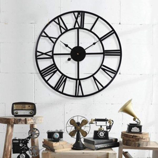 metal wall clock vintage hanging silent iron roman numeral decorative for living room bedroom kitchen clocks
metal wall clock vintage hanging silent iron roman numeral decorative for living room bedroom kitchen clocks