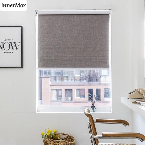 curtain & drapes innermor gray blackout roller blinds for bedroom window solid manual windows made to size
curtain & drapes innermor gray blackout roller blinds for bedroom window solid manual windows made to size